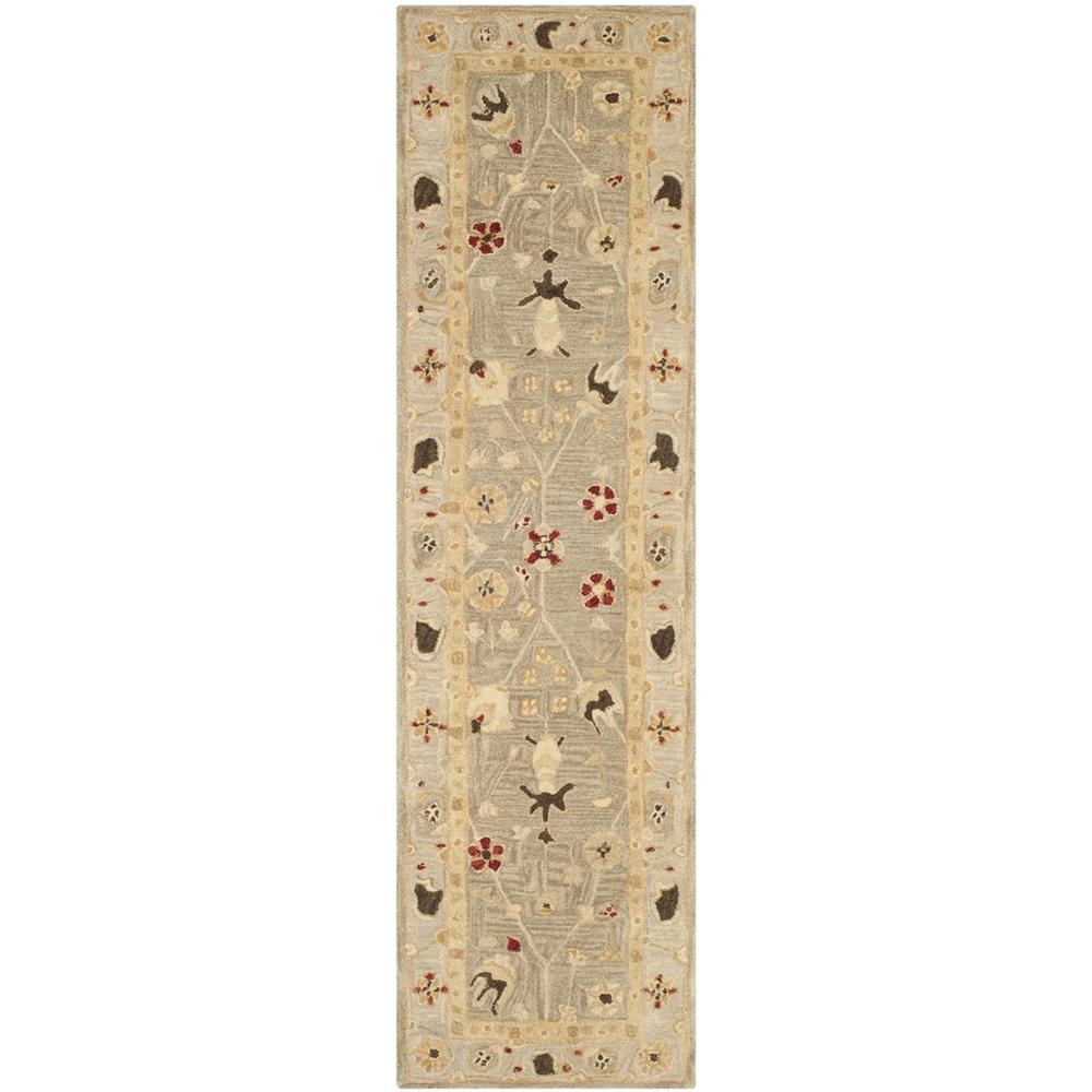 ANATOLIA, BEIGE / SAGE, 2'-3" X 8', Area Rug. Picture 1