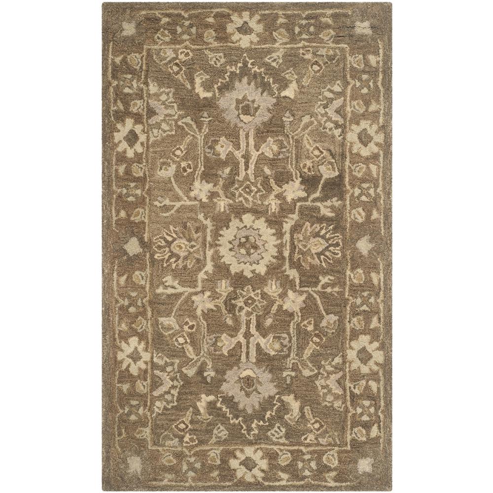 ANATOLIA, GREY / DARK GREY, 3' X 5', Area Rug. Picture 1