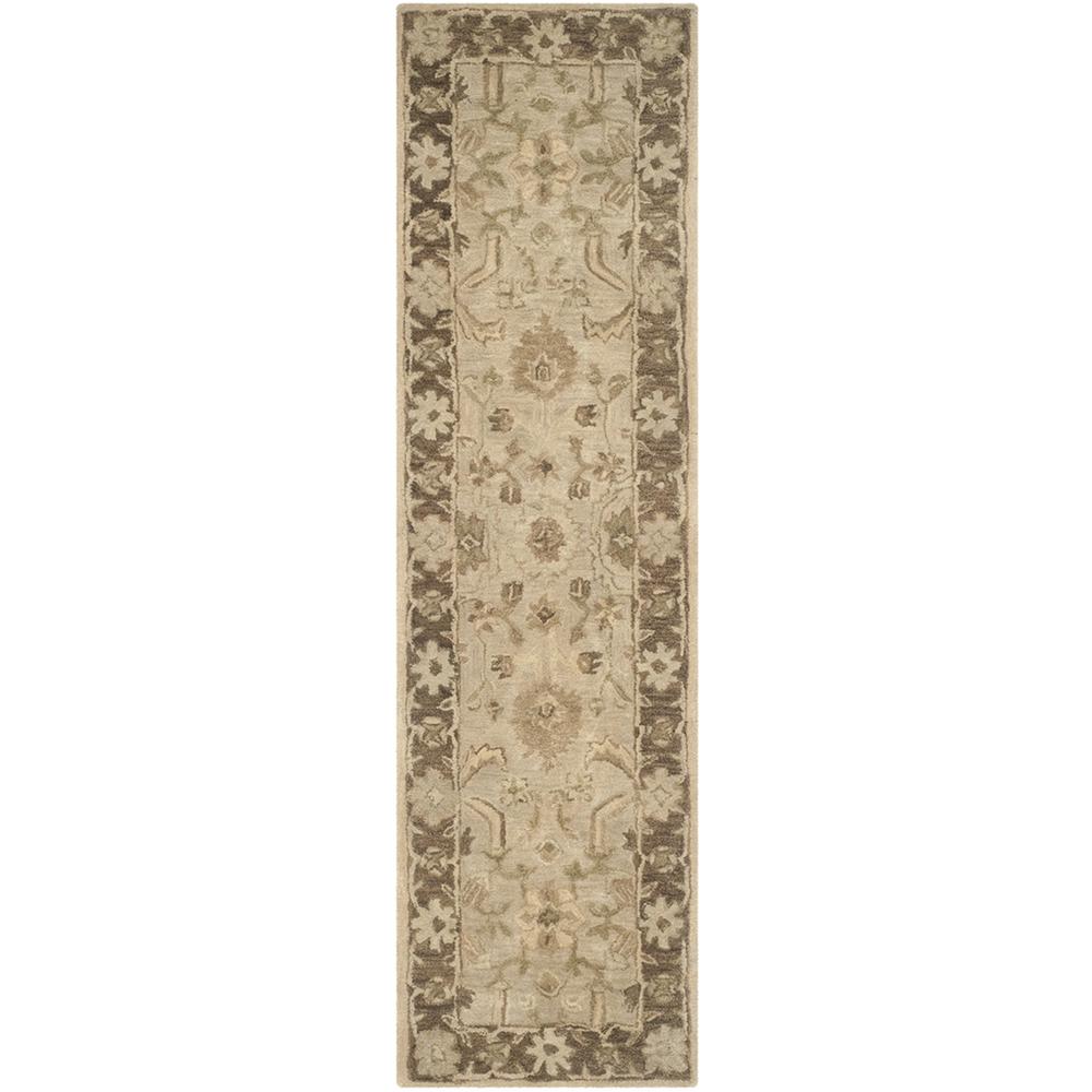 ANATOLIA, IVORY / GREY, 2'-3" X 8', Area Rug. Picture 1