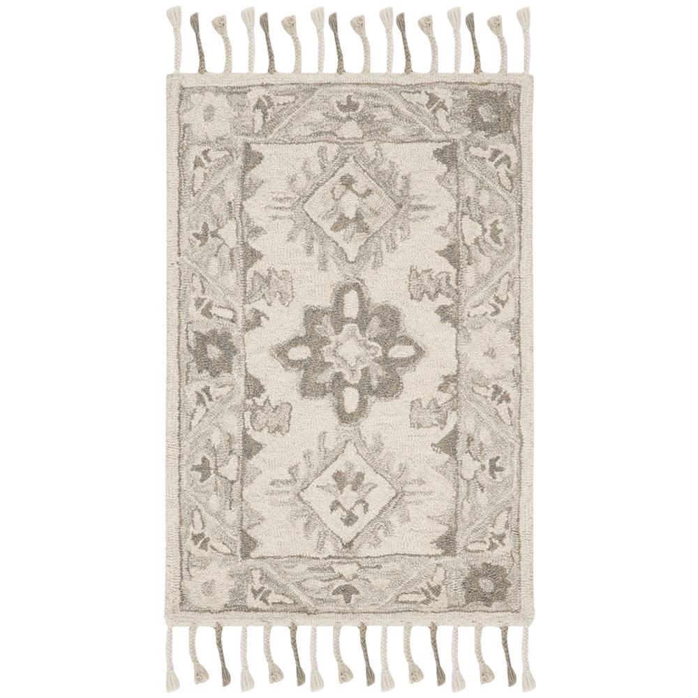 ASPEN, LIGHT GREY / GREY, 2' X 3', Area Rug. Picture 1