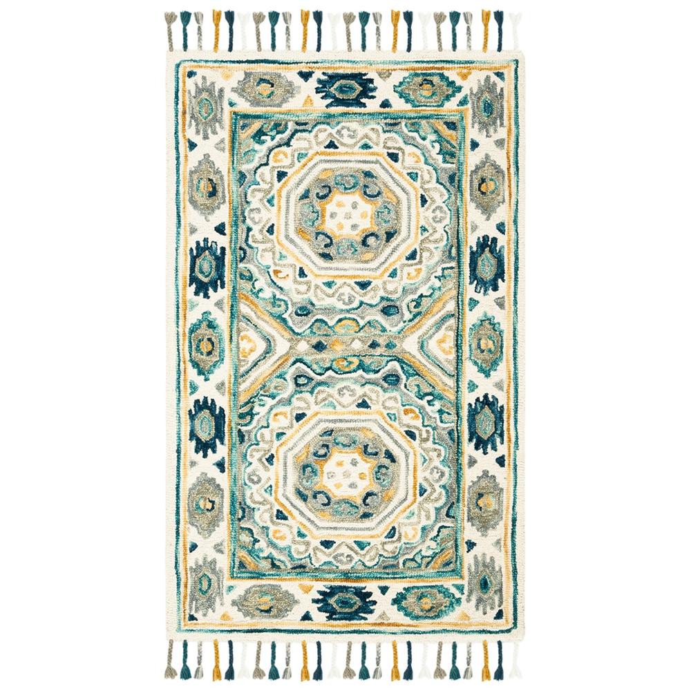 ASPEN, IVORY / CHARCOAL, 2' X 3', Area Rug. Picture 1