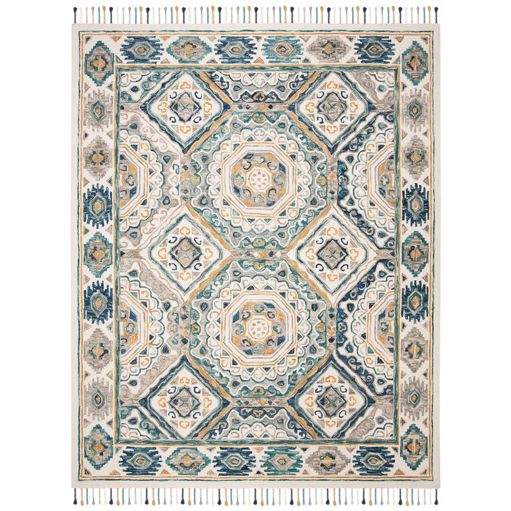 ASPEN, IVORY / CHARCOAL, 8' X 10', Area Rug. Picture 1