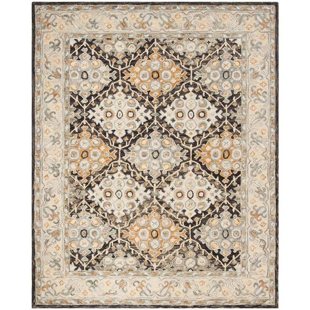 ASPEN, BEIGE / BROWN, 8' X 10', Area Rug. Picture 1