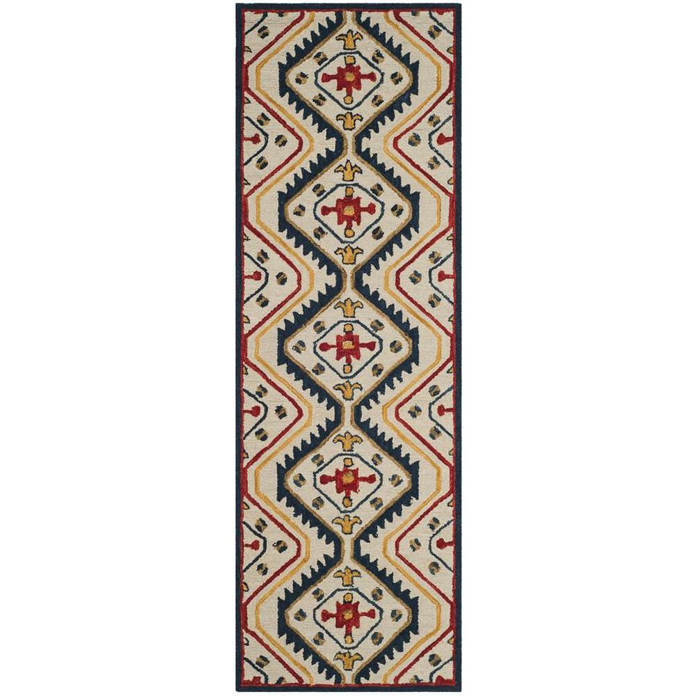 ASPEN, IVORY / MULTI, 2'-3" X 5', Area Rug, APN701A-25. Picture 1