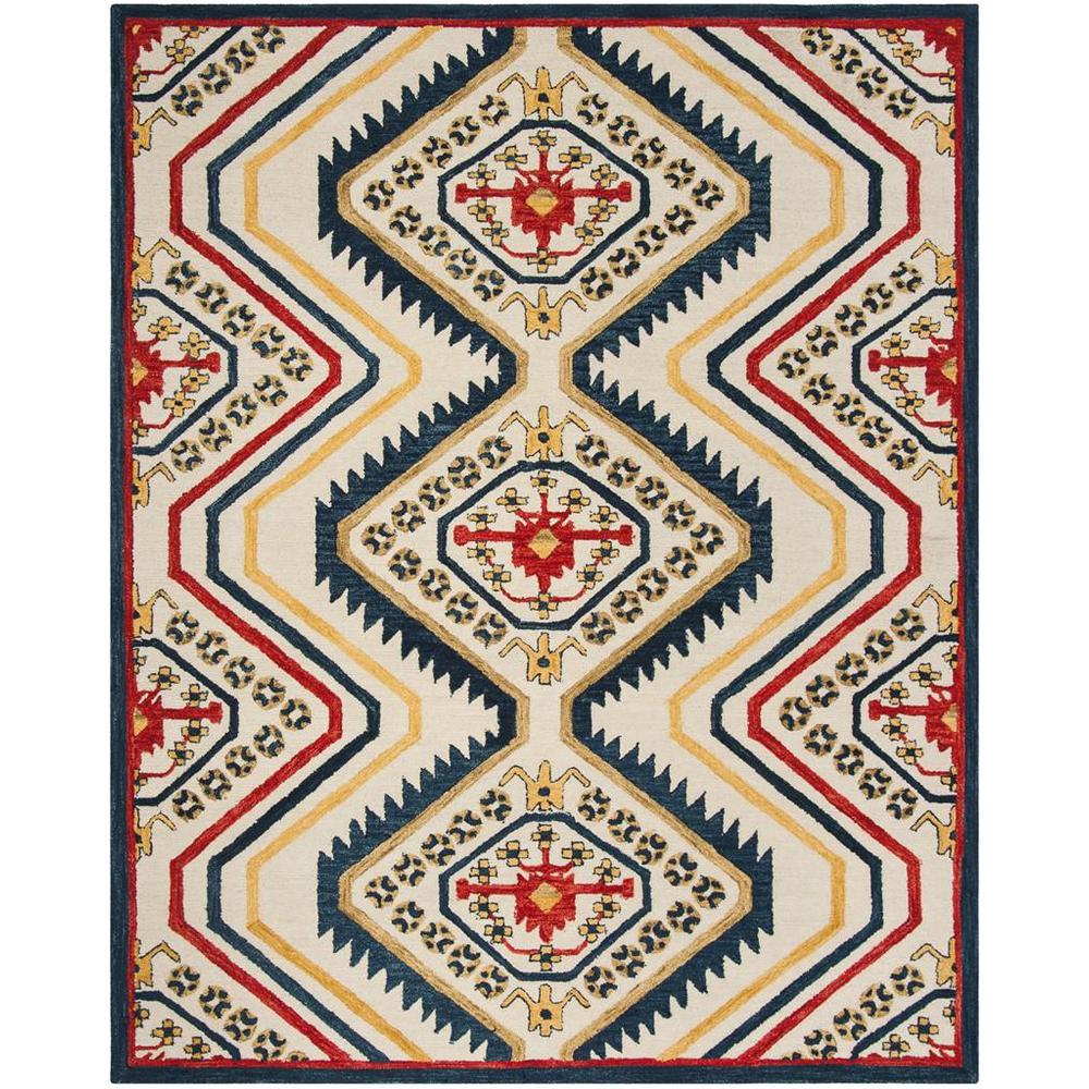 ASPEN, IVORY / MULTI, 8' X 10', Area Rug, APN701A-8. Picture 1