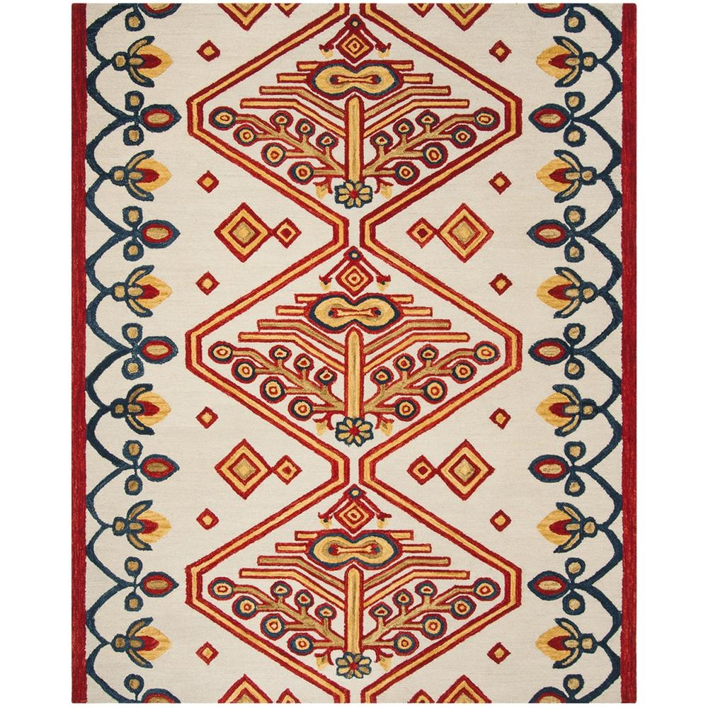 ASPEN, IVORY / MULTI, 8' X 10', Area Rug, APN703A-8. Picture 1