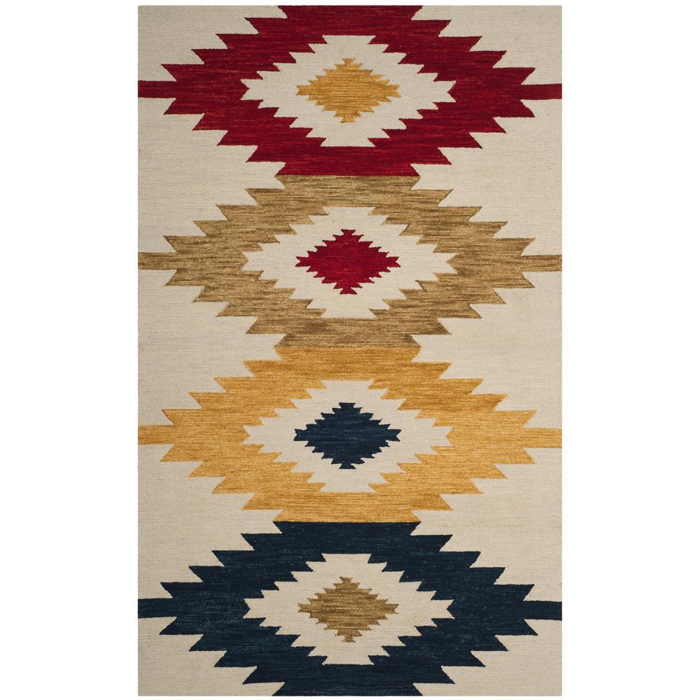 ASPEN, IVORY / MULTI, 5' X 8', Area Rug, APN704A-5. Picture 1