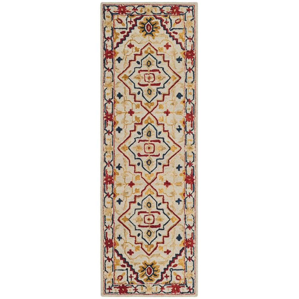 ASPEN, IVORY / MULTI, 2'-3" X 7', Area Rug, APN705A-27. Picture 1