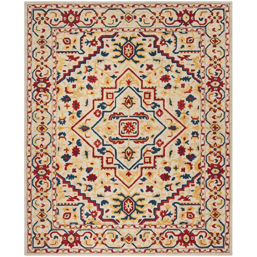ASPEN, IVORY / MULTI, 8' X 10', Area Rug, APN705A-8. Picture 1