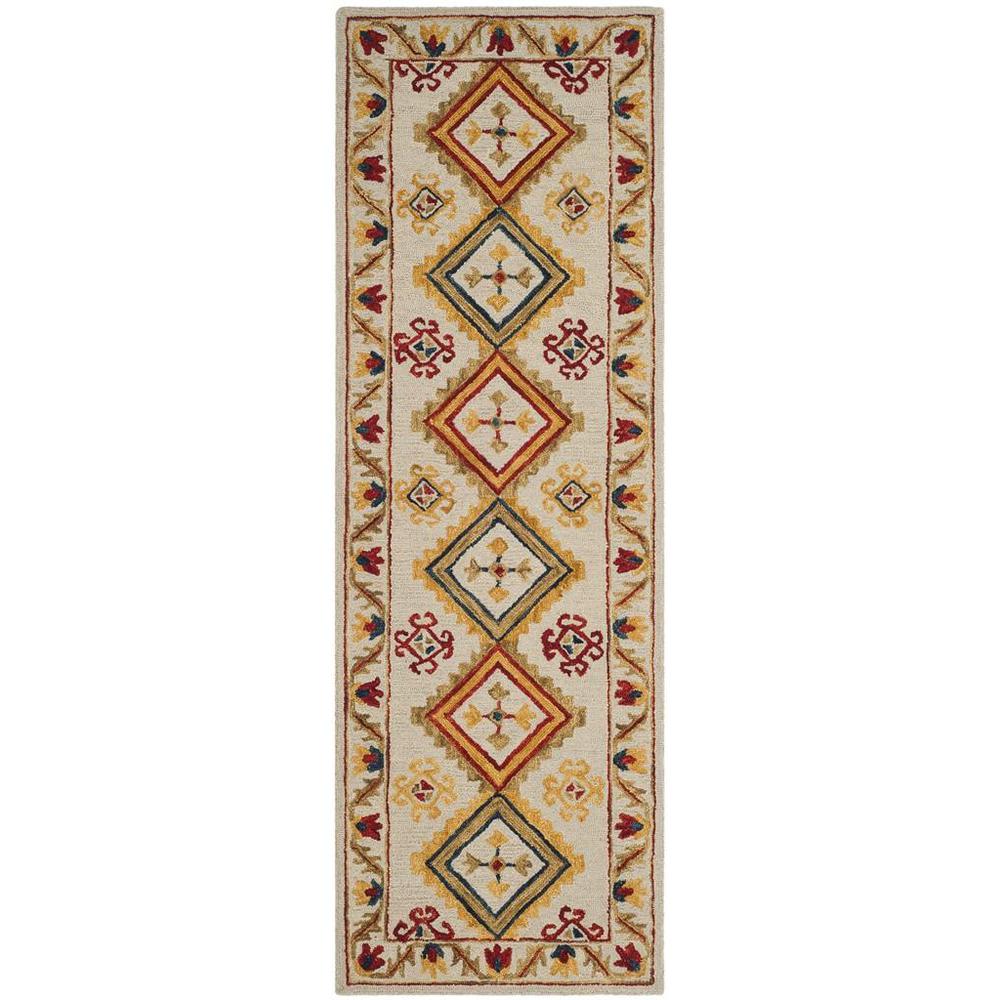 ASPEN, IVORY / MULTI, 2'-3" X 7', Area Rug, APN706A-27. Picture 1
