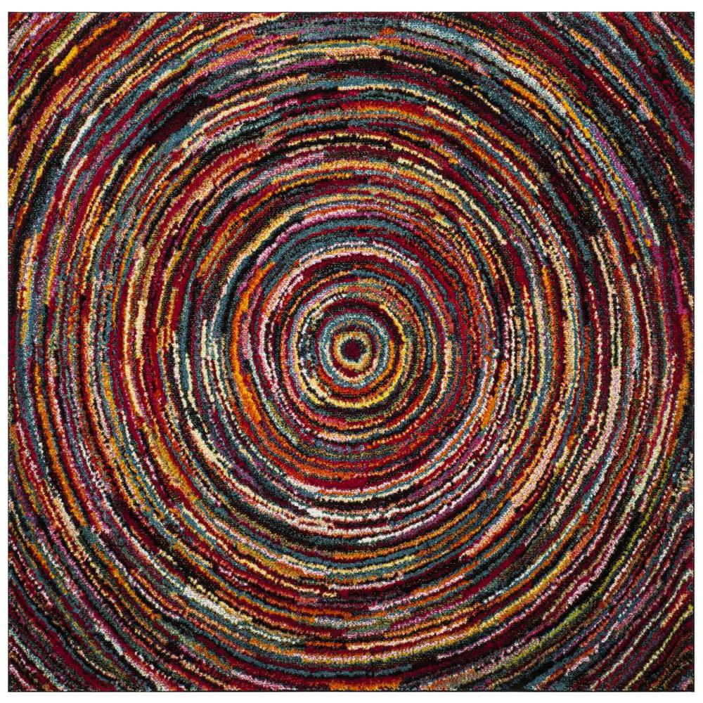ARUBA, MULTI, 6'-7" X 6'-7" Square, Area Rug, ARB500M-7SQ. Picture 1