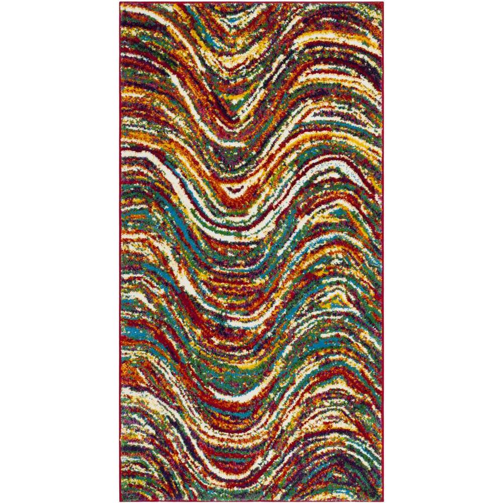 ARUBA, MULTI, 2'-7" X 5', Area Rug, ARB502M-3. Picture 1