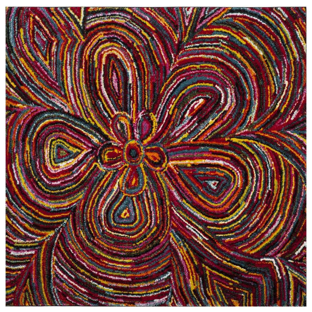 ARUBA, MULTI, 6'-7" X 6'-7" Square, Area Rug, ARB503M-7SQ. Picture 1