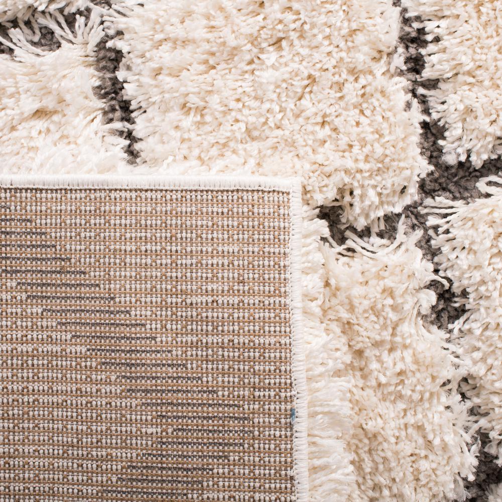 ADRIANA SHAG, CREAM / GREY, 5'-1" X 7'-6", Area Rug. Picture 1