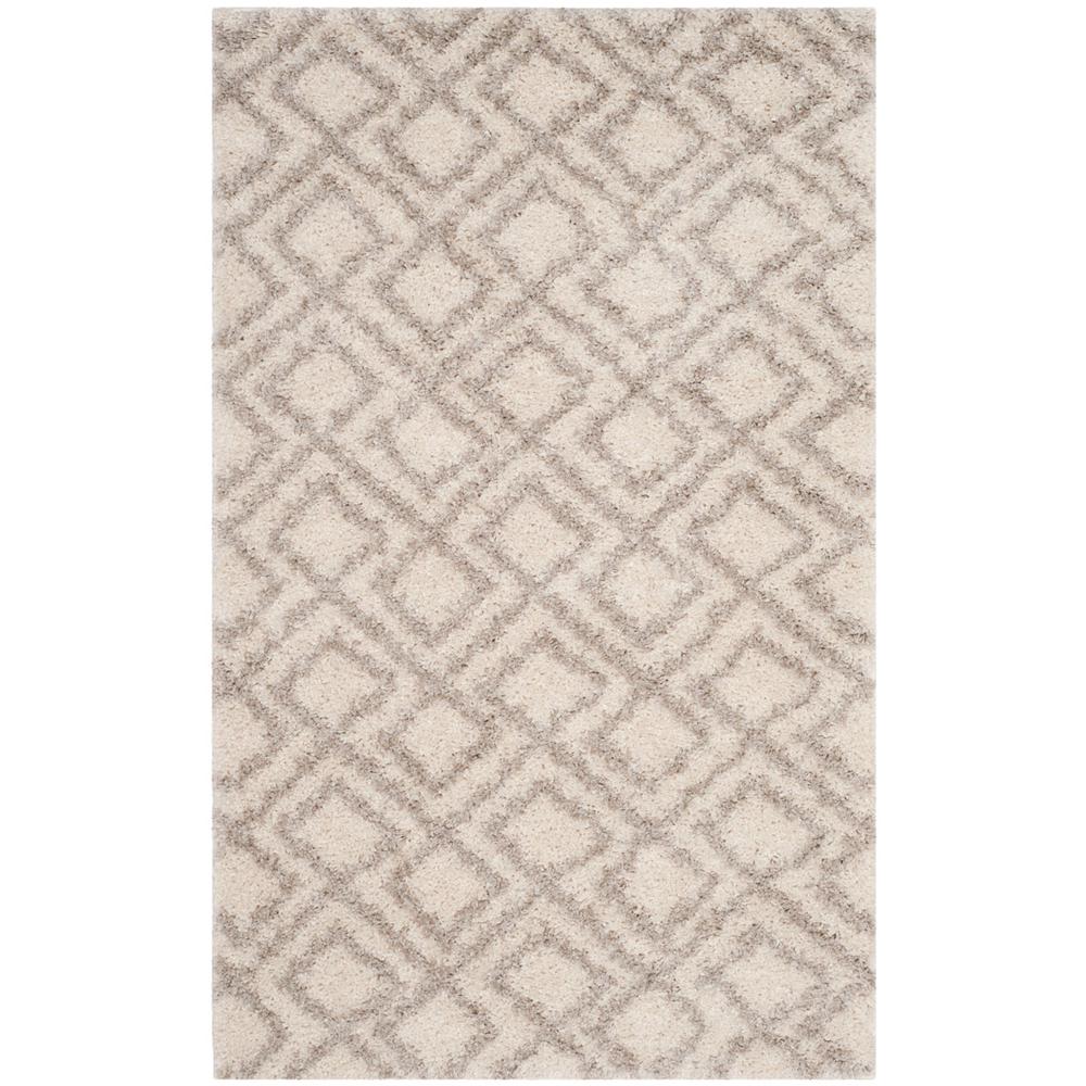 ARIZONA SHAG, IVORY / BEIGE, 3' X 5', Area Rug, ASG740A-3. Picture 1