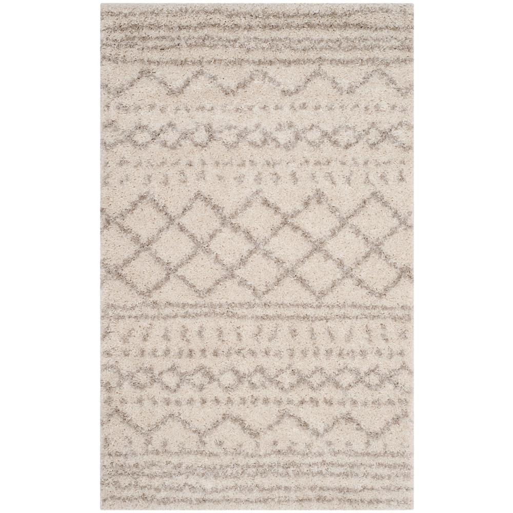 ARIZONA SHAG, IVORY / BEIGE, 3' X 5', Area Rug, ASG741A-3. Picture 1