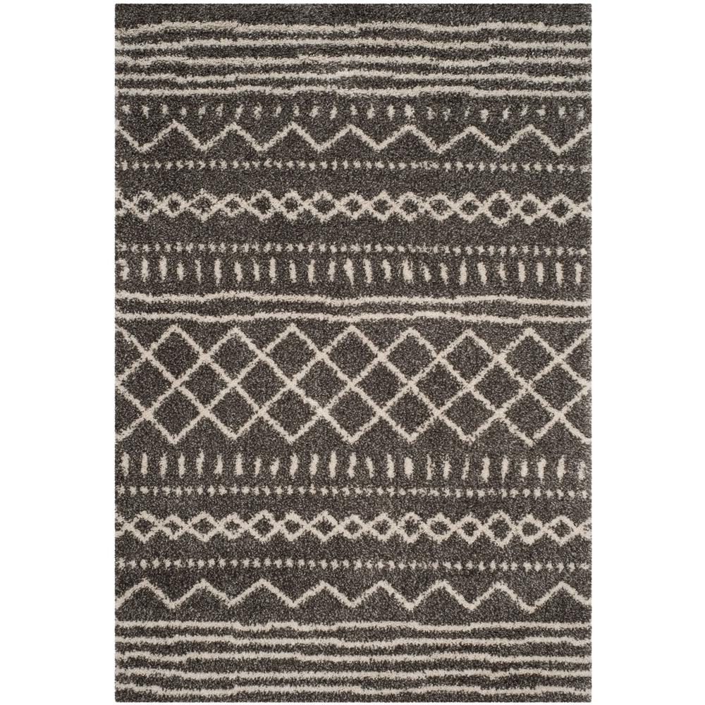 ARIZONA SHAG, BROWN / IVORY, 10' X 14', Area Rug. Picture 1