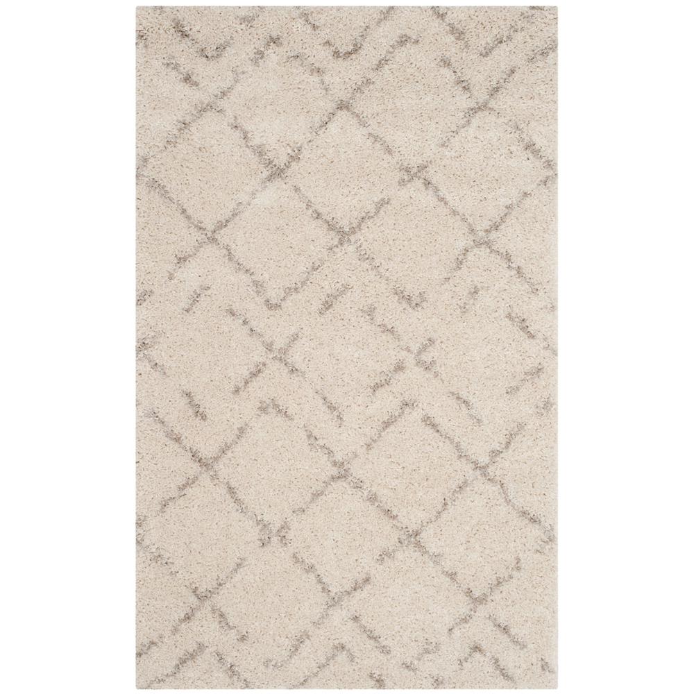 ARIZONA SHAG, IVORY / BEIGE, 3' X 5', Area Rug, ASG743A-3. Picture 1
