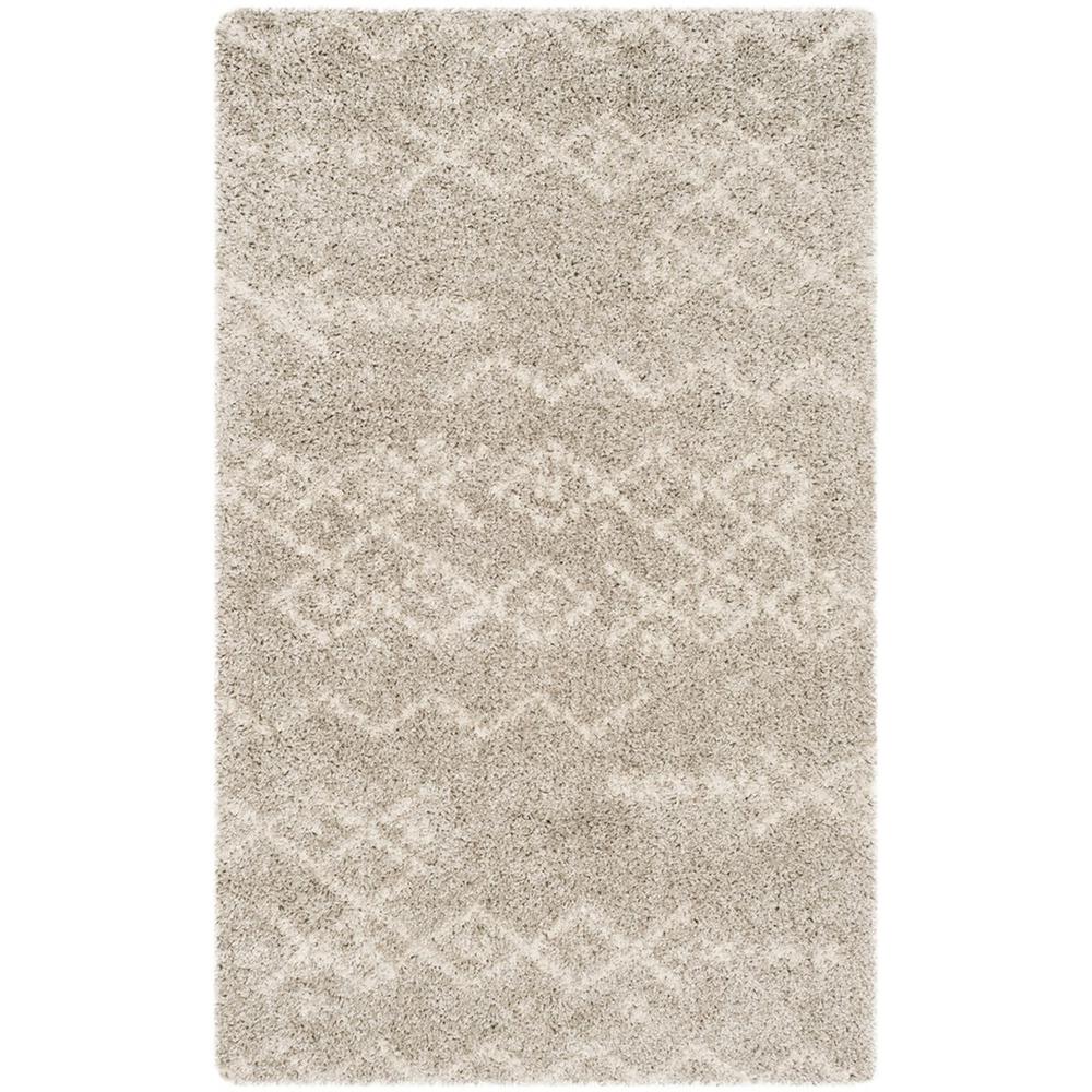 ARIZONA SHAG, GREY / IVORY, 3' X 5', Area Rug, ASG745D-3. Picture 1