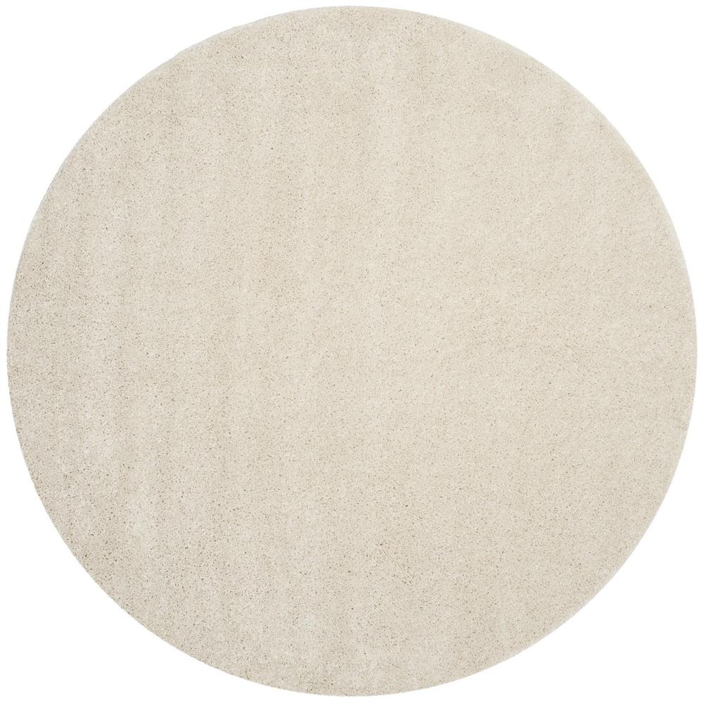ARIZONA SHAG, CREME, 6'-7" X 6'-7" Round, Area Rug. Picture 1