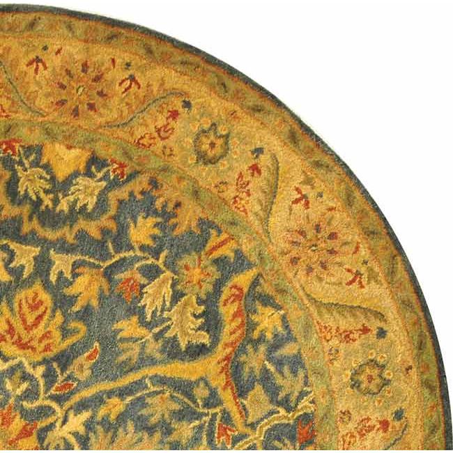 ANTIQUITY, BLUE, 6' X 6' Round, Area Rug, AT14E-6R. Picture 2