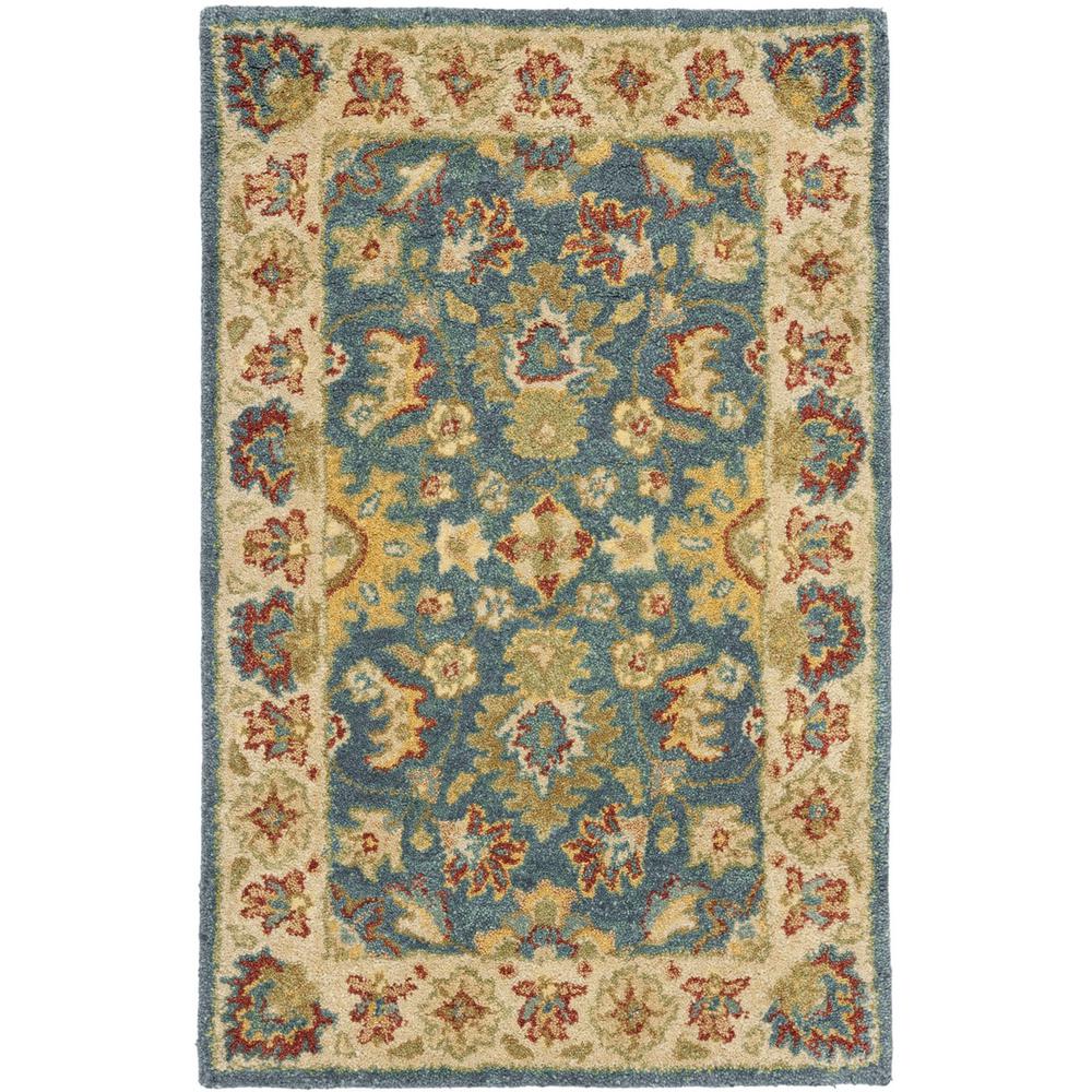 ANTIQUITY, BLUE / BEIGE, 2' X 3', Area Rug, AT15A-2. Picture 1