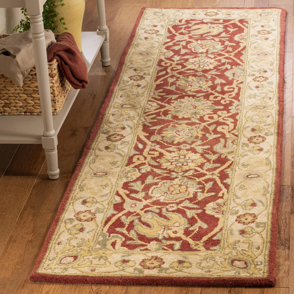 ANTIQUITY, RUST, 2'-3" X 8', Area Rug, AT21A-28. Picture 4