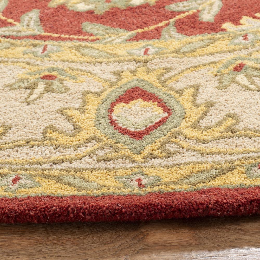 ANTIQUITY, RUST, 6' X 6' Round, Area Rug, AT21A-6R. Picture 5