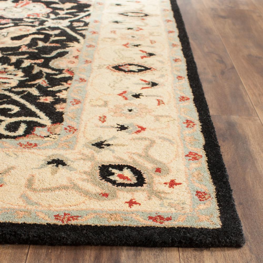 ANTIQUITY, BLACK, 6' X 9', Area Rug, AT21B-6. Picture 1