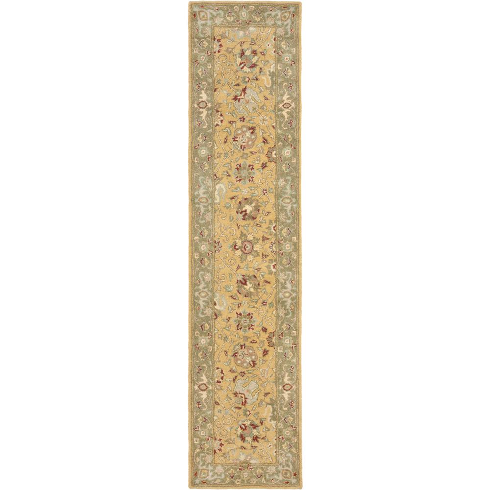 ANTIQUITY, GOLD, 2'-3" X 10', Area Rug, AT21C-210. Picture 1