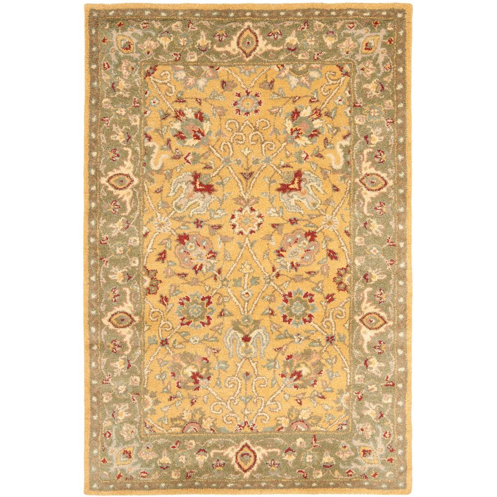 ANTIQUITY, GOLD, 3' X 5', Area Rug, AT21C-3. Picture 1