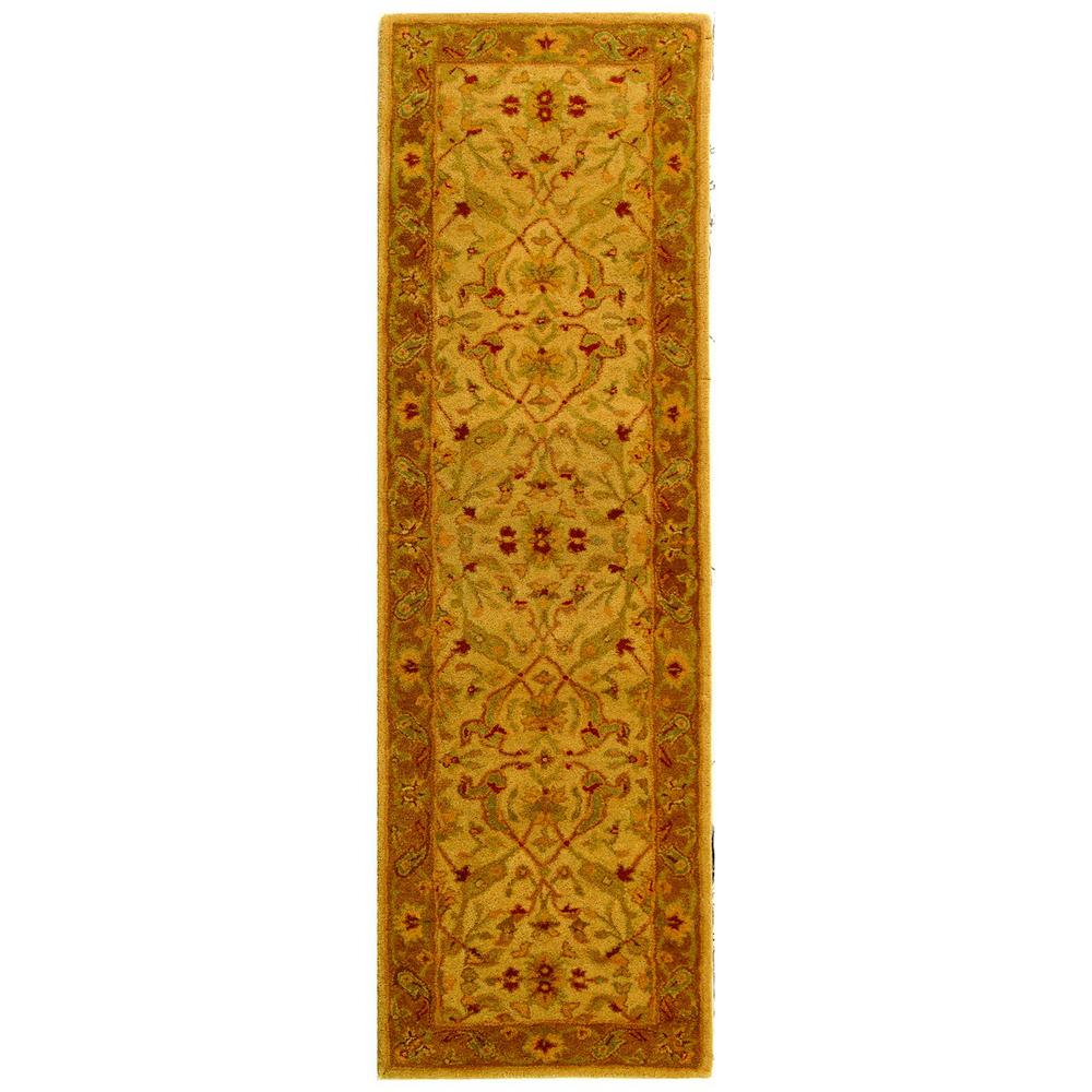 ANTIQUITY, IVORY / BROWN, 2'-3" X 8', Area Rug. Picture 1