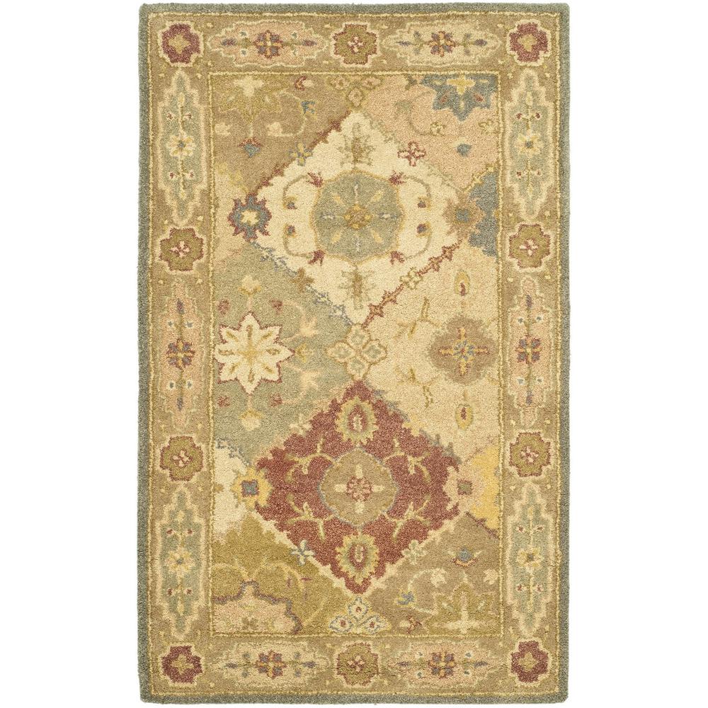 ANTIQUITY, MULTI / BEIGE, 3' X 5', Area Rug. Picture 1
