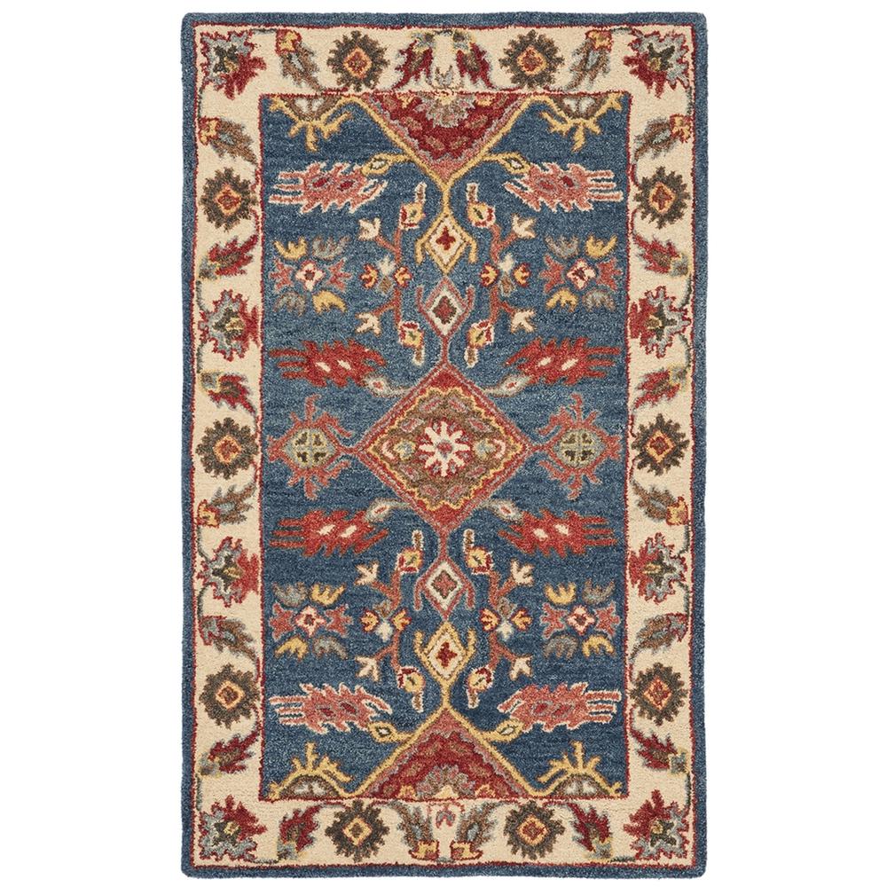 ANTIQUITY, BLUE / RED, 2' X 3', Area Rug, AT506M-2. Picture 1