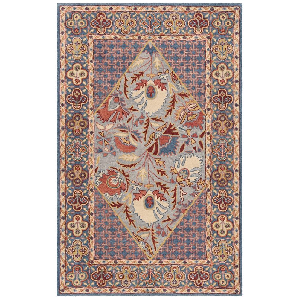 ANTIQUITY, BLUE / RED, 2' X 3', Area Rug, AT508M-2. Picture 1