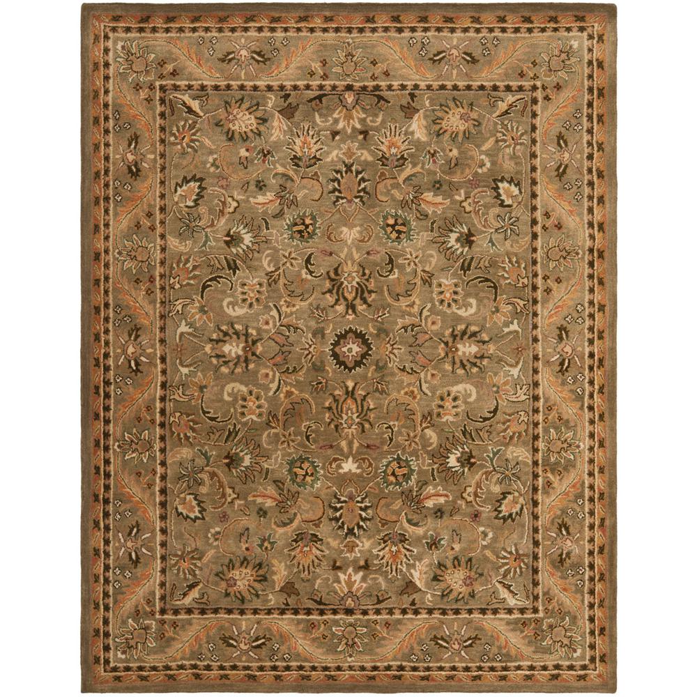 ANTIQUITY, OLIVE / GOLD, 9'-6" X 13'-6", Area Rug. Picture 1