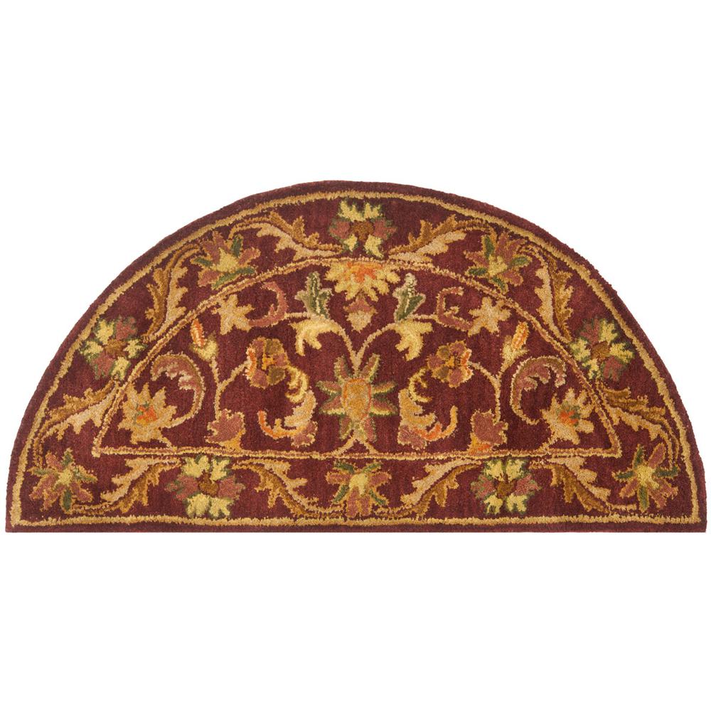 ANTIQUITY, WINE / GOLD, 2' X 4', Area Rug. Picture 1