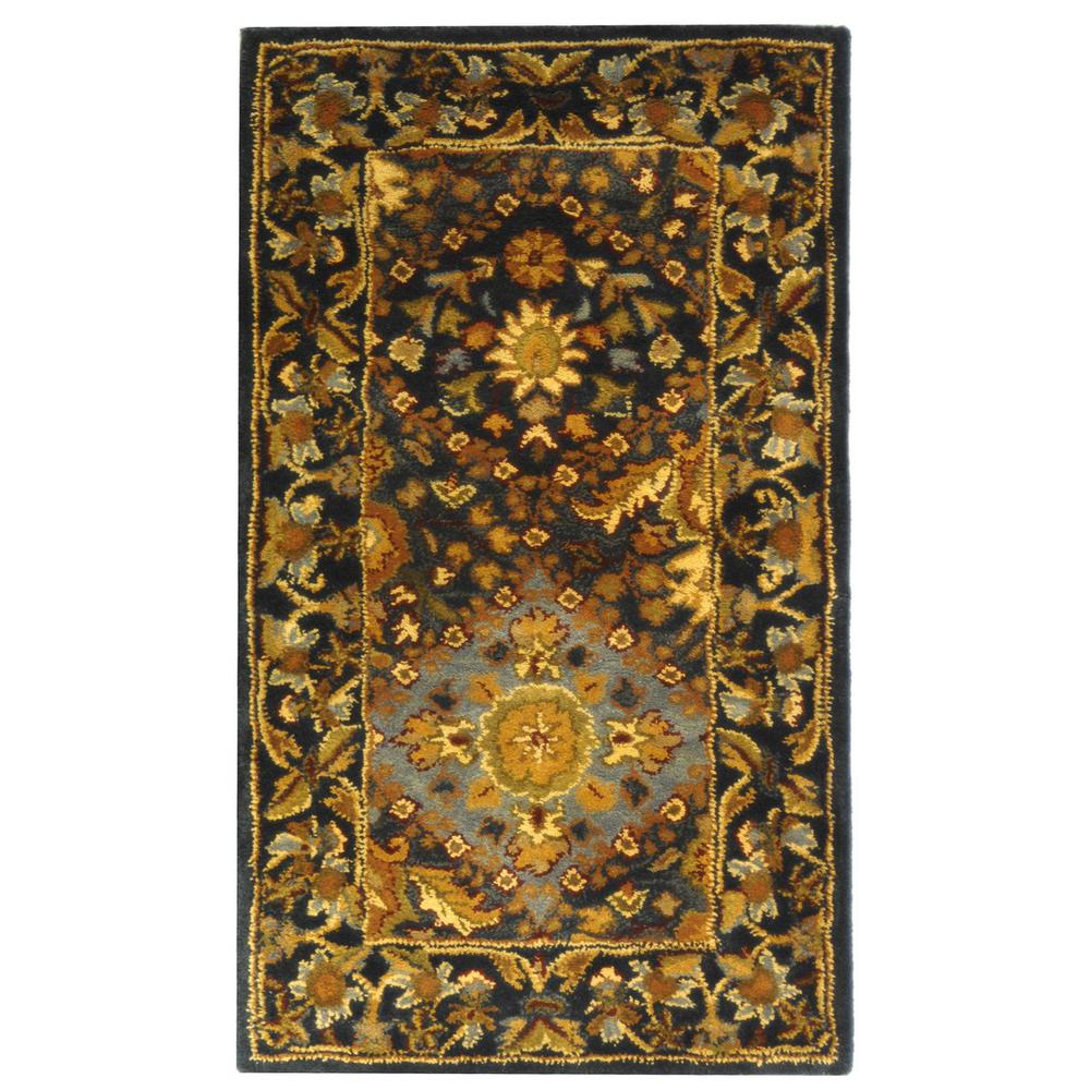 ANTIQUITY, BLUE, 2'-3" X 4', Area Rug, AT57A-24. Picture 1