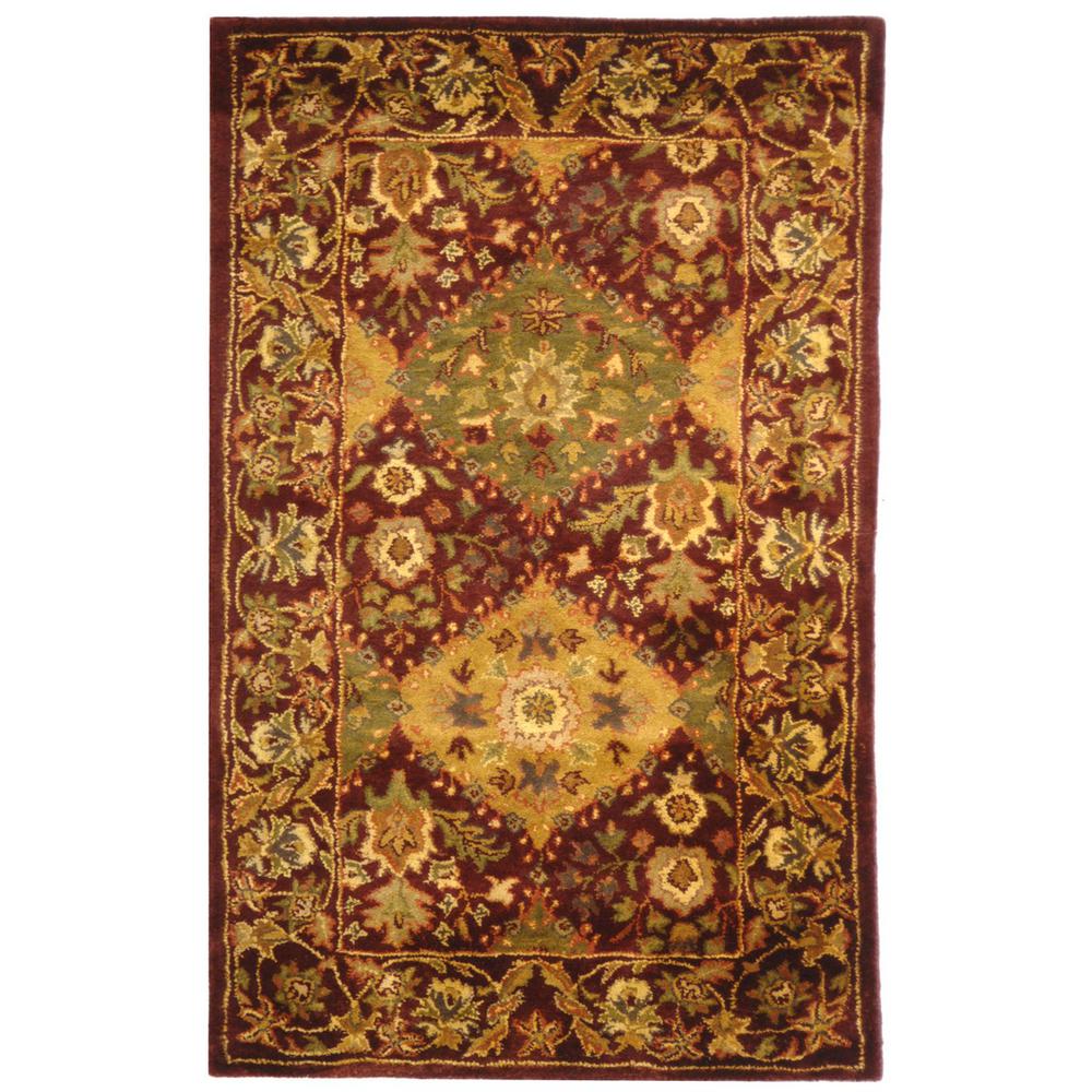 ANTIQUITY, WINE, 2' X 3', Area Rug. Picture 1