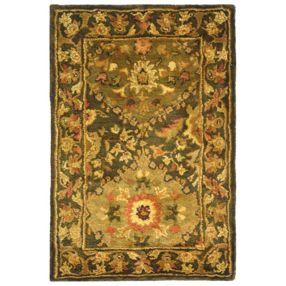 ANTIQUITY, OLIVE, 2' X 3', Area Rug. Picture 1