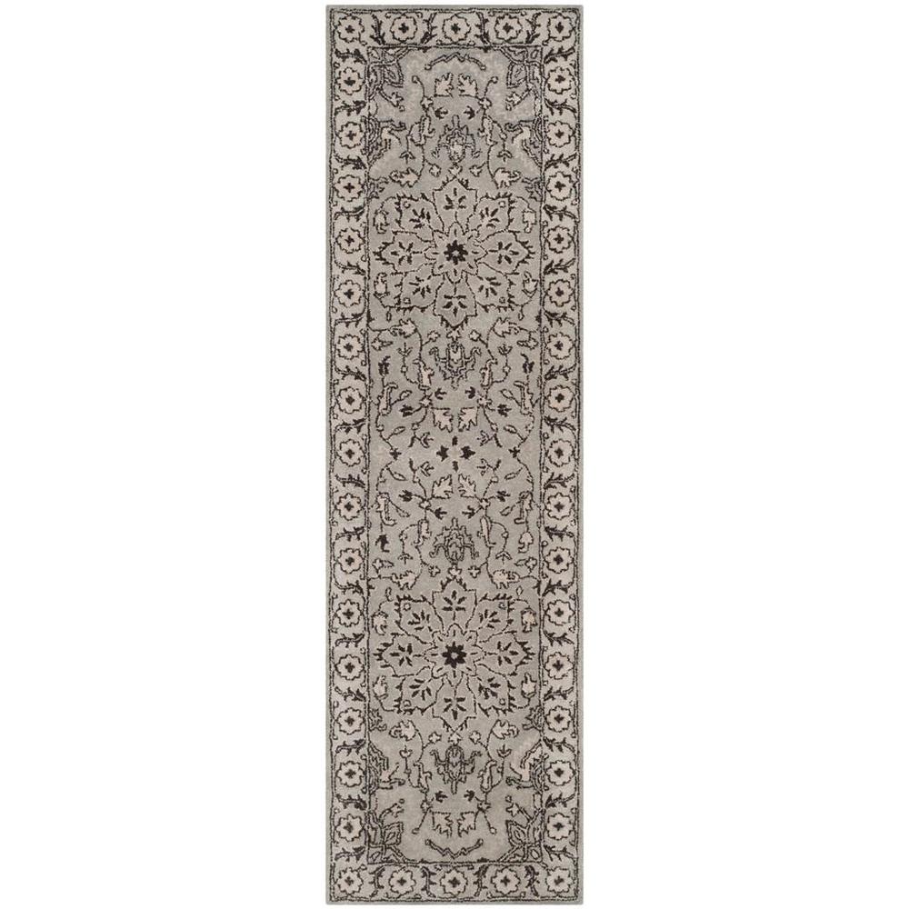 ANTIQUITY, GREY / BEIGE, 2'-3" X 8', Area Rug. Picture 1