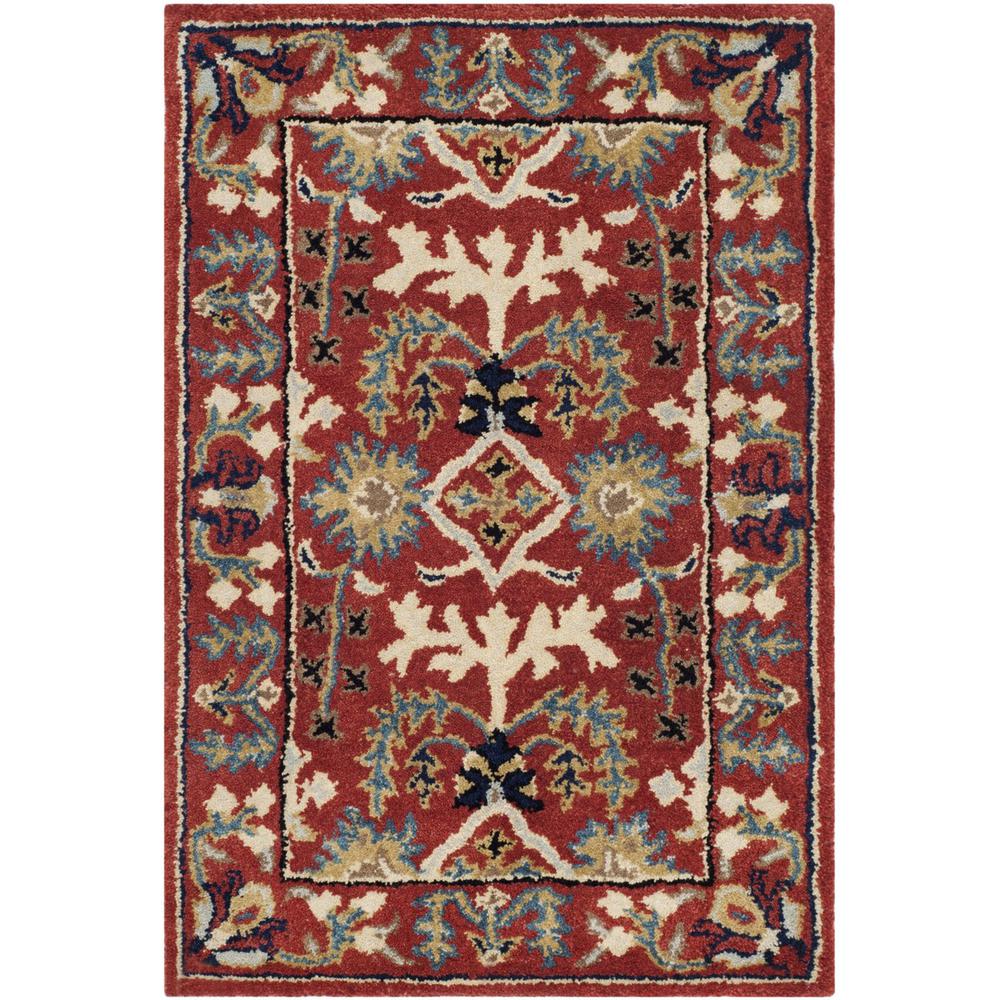 ANTIQUITY, RED / MULTI, 2' X 3', Area Rug. Picture 1
