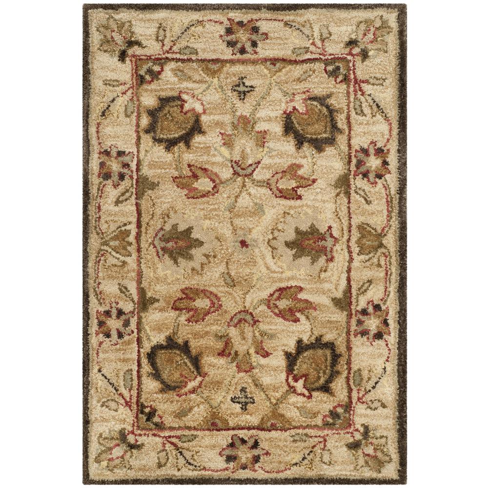 ANTIQUITY, BEIGE / BEIGE, 2' X 3', Area Rug. Picture 1