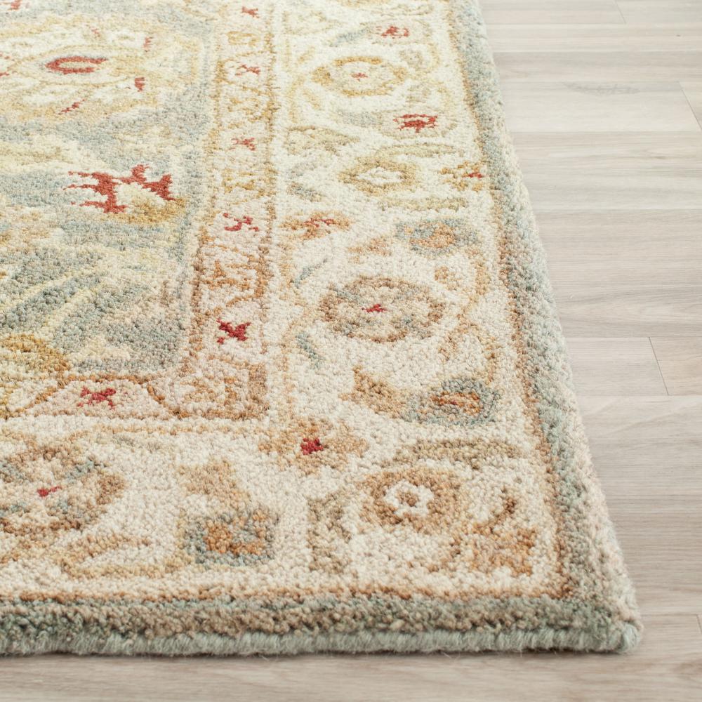 ANTIQUITY, GREY BLUE / BEIGE, 4' X 6', Area Rug. Picture 2