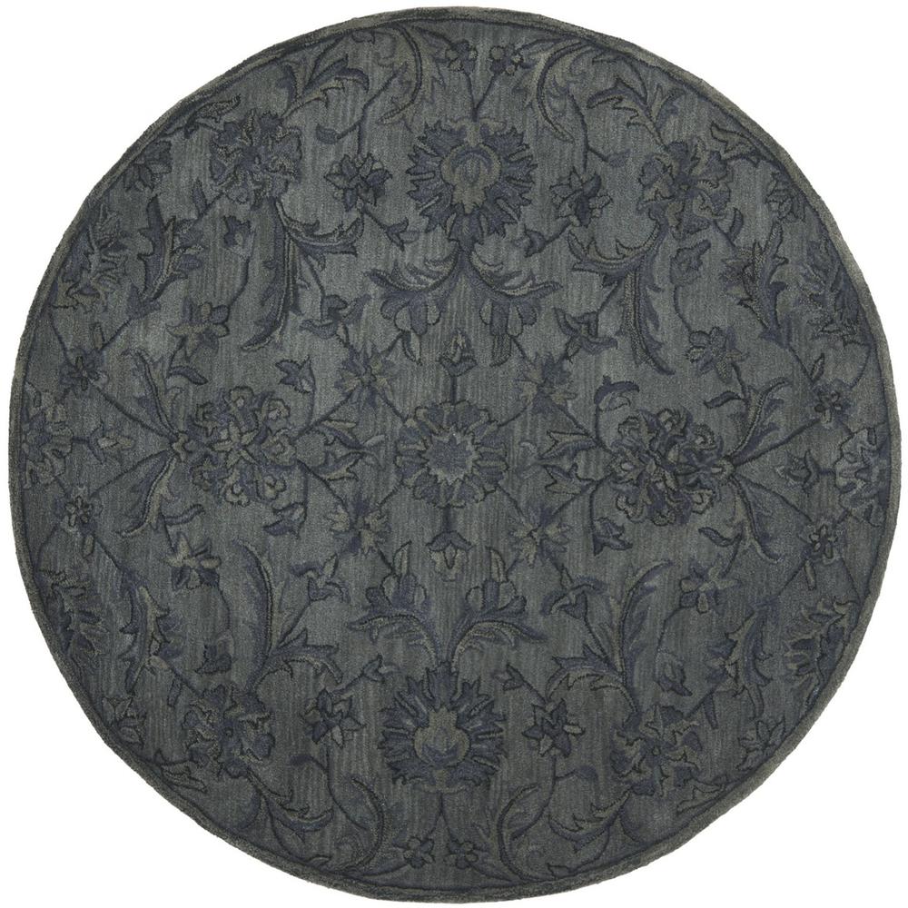 ANTIQUITY, GREY / MULTI, 6' X 6' Round, Area Rug. Picture 1