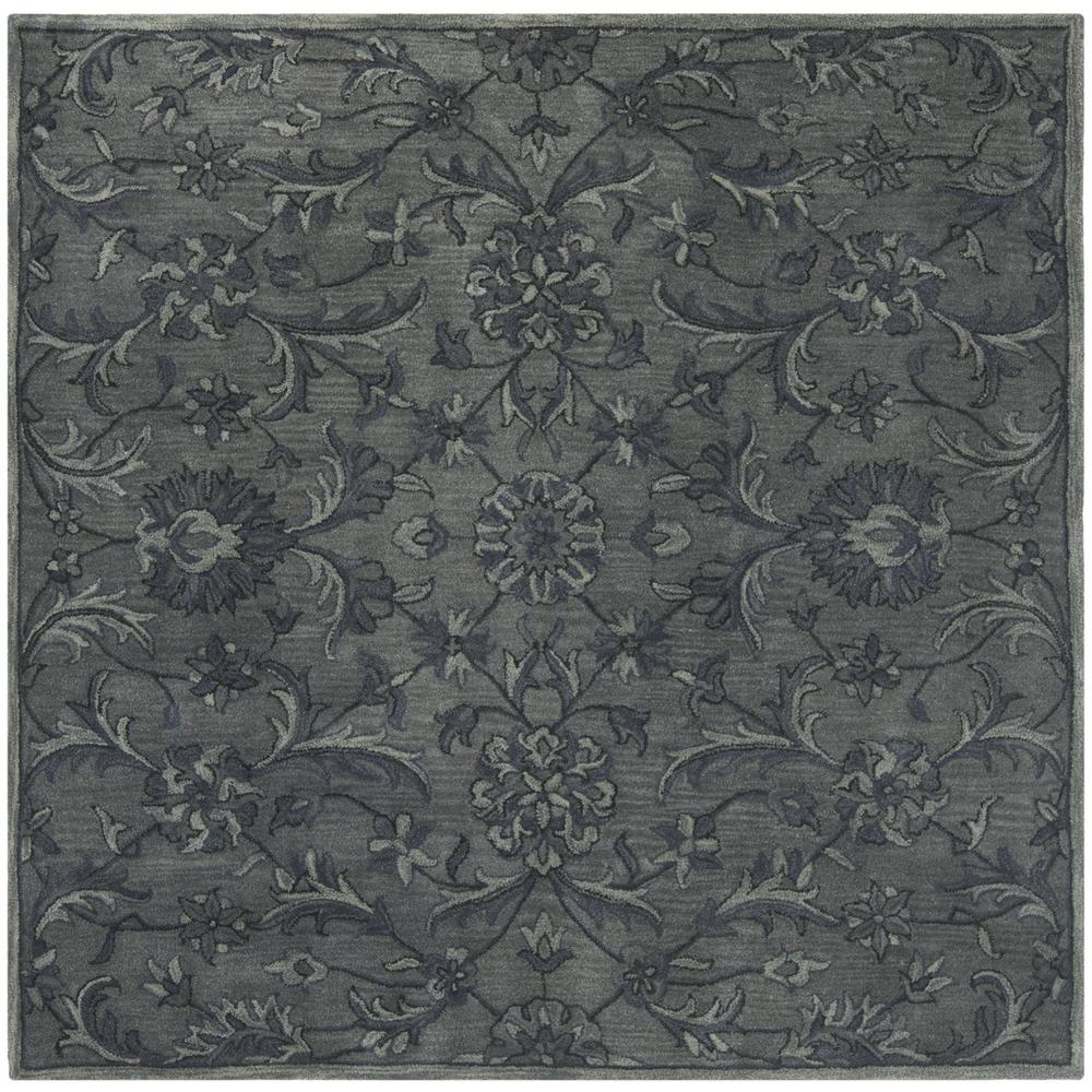 ANTIQUITY, GREY / MULTI, 6' X 6' Square, Area Rug. Picture 1