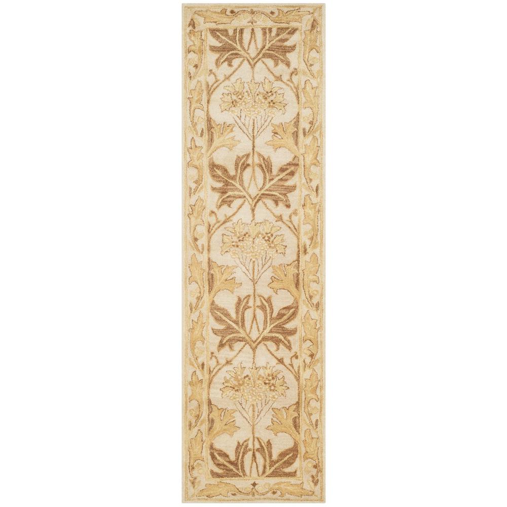 ANTIQUITY, BEIGE / GOLD, 2'-3" X 8', Area Rug. Picture 1