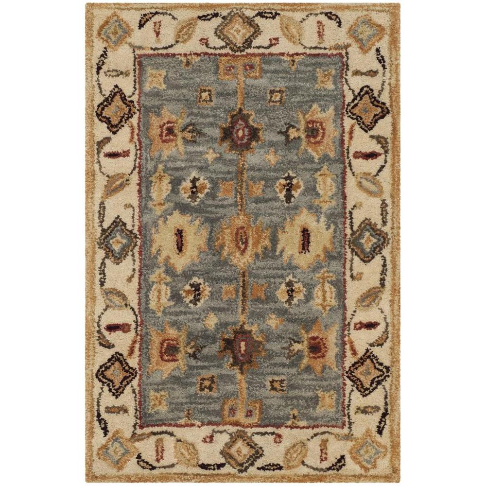 ANTIQUITY, BLUE / IVORY, 2' X 3', Area Rug, AT847A-2. Picture 1