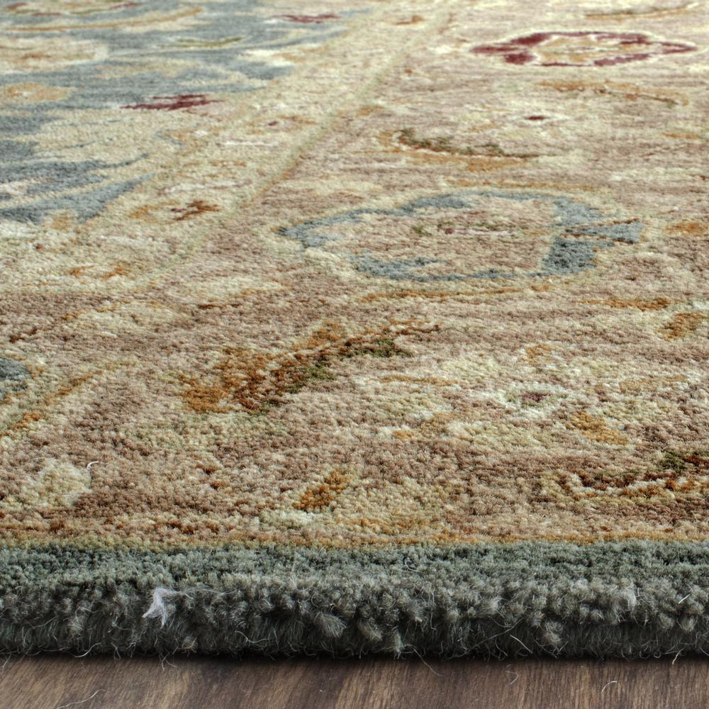 ANTIQUITY, TEAL BLUE / TAUPE, 6' X 9', Area Rug. Picture 1