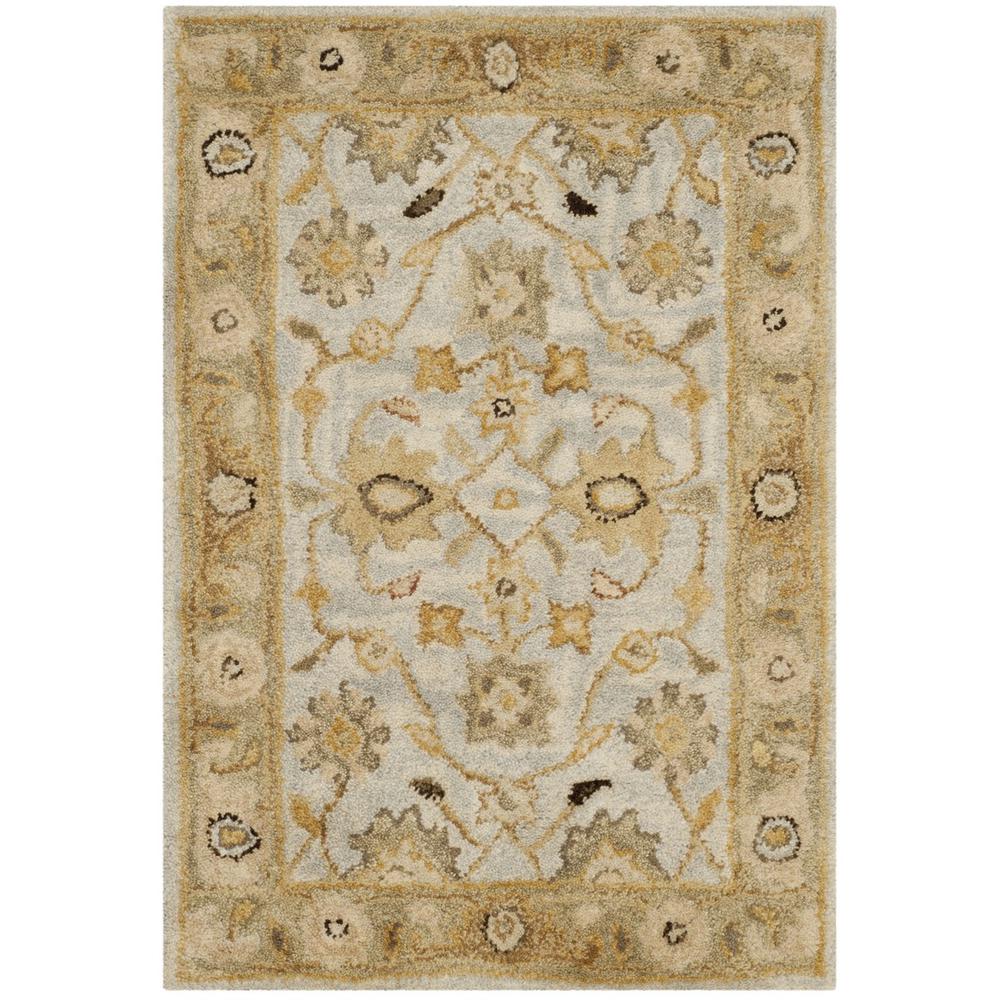 ANTIQUITY, LIGHT BLUE / SAGE, 2' X 3', Area Rug. Picture 1